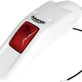 UFO Enduro Fender w/Light Rear White for Honda XR400R/XR250R 1996-2004
