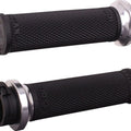 Odi Ruffian Grips Black/Silver #V30HCWB-S Harley Davidson