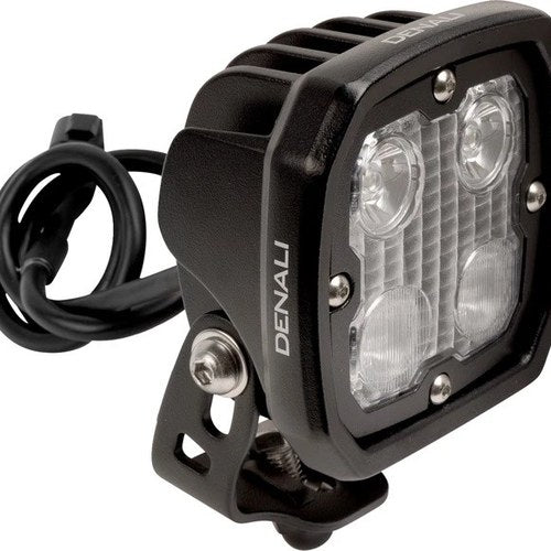 Denali Electronics D4 LED Light Pod With DataDim 3.9" Black White