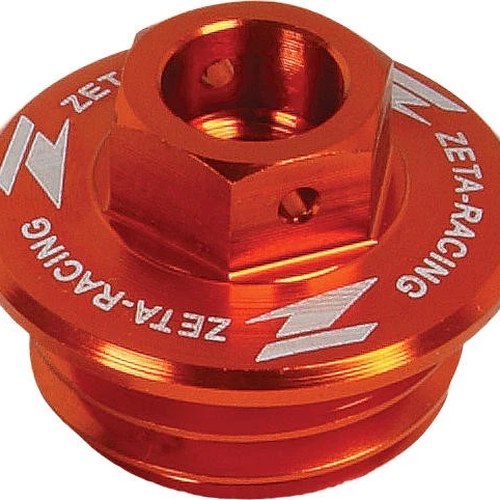 Zeta Oil Filler Plug Orange #ZE89-2416 KTM