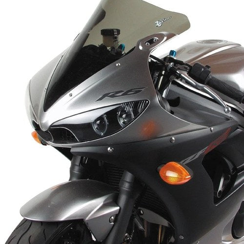 Zero Gravity Double Bubble Windscreen Smoke #16-578-02 for Yamaha YZF-R6S/YZF-R6