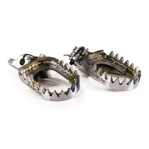 Rfx Factory Footrests Titanium For Honda Crf 150 R Big Wheels 16/19 (KE03) 2017