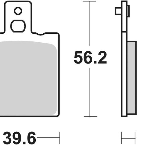 Sbs Brake Pads Front For Cagiva 50 Cocis 1989