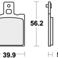 Sbs Brake Pads Front For KTM MX 80 1991 - 1992