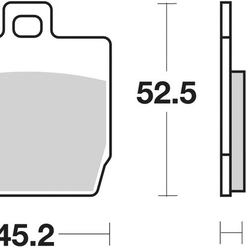 Sbs Brake Pads Front For Mbk 50 Stunt 2000 - 2010