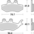 Sbs Brake Pads Front For Rieju RS3 50 2012 - 2017