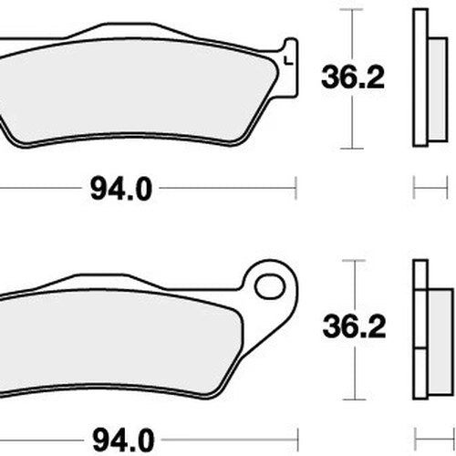 Sbs Brake Pads Rear For BMW S 1000 XR 2015 - 2019