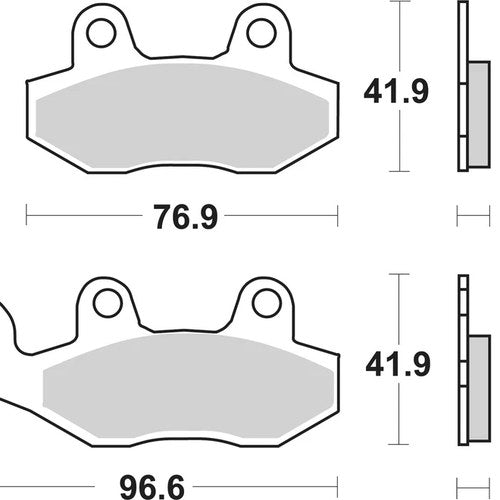 Sbs Brake Pads Front For Pgo 125 X - Hot 2010 2011