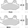 Sbs Brake Pads Front For Pgo 125 X - Hot 2010 2011