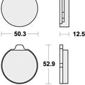 Sbs Brake Pads Front For Suzuki GS 400 1977 - 1978