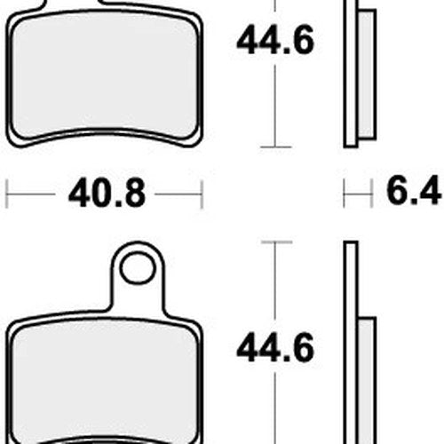 Sbs Brake Pads Rear For Beta 250 Rev 3 2005 - 2009