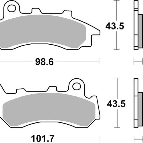 Sbs Brake Pads Front For Honda Adv 150 2019 - 2021