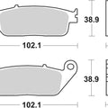 Sbs Brake Pads Front For Honda SH 125 i Vetro 2024