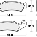 Sbs Brake Pads Front For Honda XR 250 L 1991 - 1992
