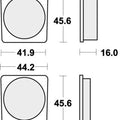 Sbs Brake Pads Front For Kawasaki KH 90 1978 - 1983