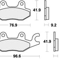 Sbs Brake Pads Front For Kymco 125 Zing 1996 - 2014
