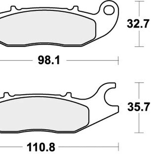 Sbs Brake Pads Front For Honda Cbr 125 R 2011 - 2018