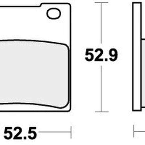 Sbs Brake Pads Rear For Suzuki Gsx - R 750 2000 2003