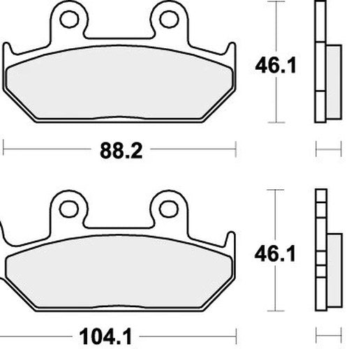 Sbs Brake Pads Front For Yamaha XT 600 E 1990 - 2003