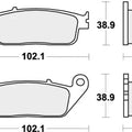 Sbs Brake Pads Rear For Yamaha MT - 01 1700 2007 2016
