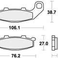 Sbs Brake Pads Rear For Suzuki Gsx 1100 G 1994 - 1995