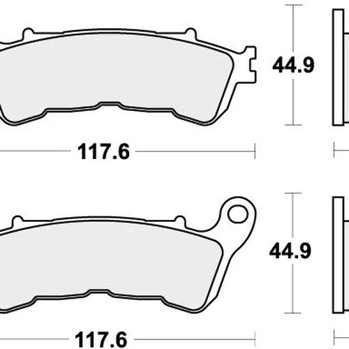 Sbs Brake Pads Front For Honda Cbf 500 ABS 2004 - 2008