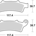 Sbs Brake Pads Front For Kymco DT 125 X360 2022 - 2023