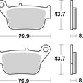 Sbs Brake Pads Rear For Yamaha YP 250 Xmax 2014 - 2016