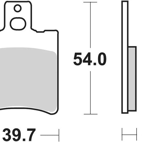 Sbs Brake Pads Front For Yamaha NS 50 Aerox 2013 - 2019
