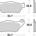 Sbs Brake Pads Front For Mbk 125 Skycruiser 2006 - 2014