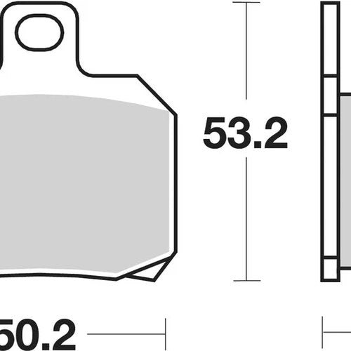 Sbs Brake Pads Rear For Italjet 200 Dragster 2020 - 2023