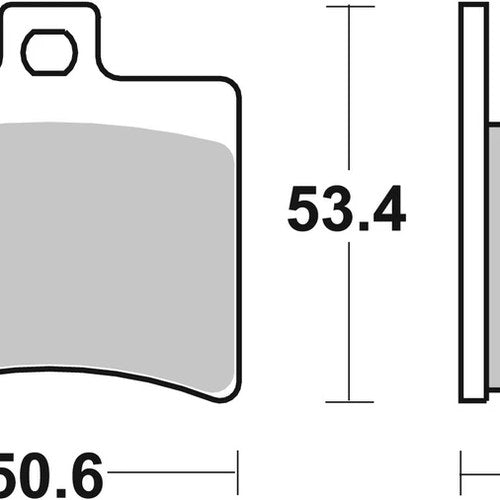Sbs Brake Pads Rear For Hyosung GD 250 Exiv - R 2015 2017