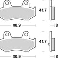 Sbs Brake Pads Rear For Suzuki AN 400 Burgman 2001 - 2006