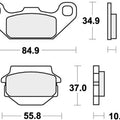 Sbs Brake Pads Front For Kawasaki Kxt 250 Tecate 1987 - 1988