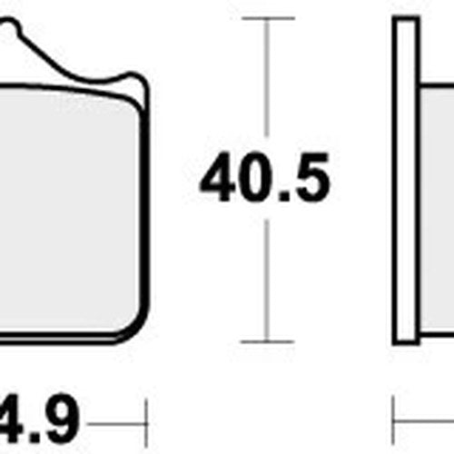 Sbs Brake Pads Front For Sherco SM 450 4.5i Supermotard 2006