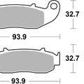 Sbs Brake Pads Front For Fantic 125 Caballero Regolarita 4T 2010