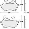 Sbs Brake Pads Front For Harley Davidson Fxstb 1584 Night Train 2007