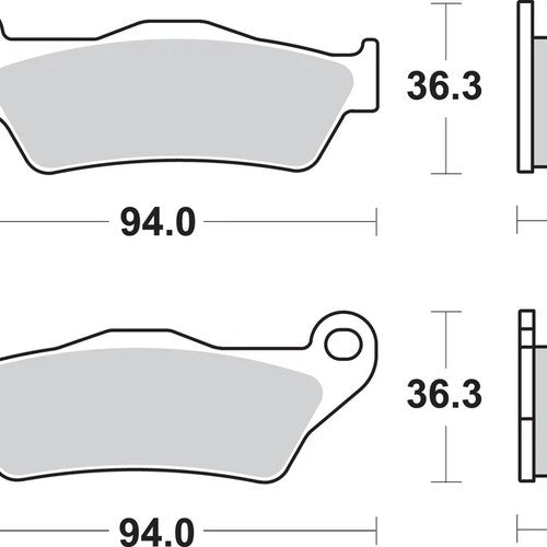 Sbs Brake Pads Rear For Ducati 1158 Multistrada V4S Sport 2021 - 2025