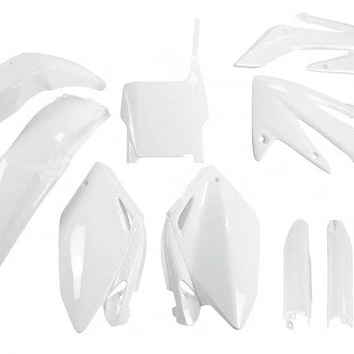 UFO Complete Plastics Kit White for Honda CRF250R 4-Stroke 2004-2005