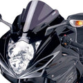 Puig 3mm Z Racing Windscreen Dark Smoke for Suzuki GSX-R600/GSX-R750 2011-2026