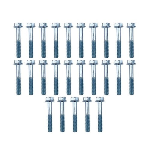 M6 x 40mm Flange Bolt, Pack OF 25, 10mm Hex