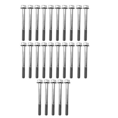 M6 x 65mm Flange Bolt, Pack OF 25, 10mm Hex