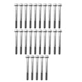 M6 x 65mm Flange Bolt, Pack OF 25, 10mm Hex