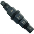 Hexagon Axle Spindle Tool 12, 14, 17, 19, 22, 24mm. 3/8" Drive