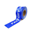 BLUE/WHITE Track Marker Tape 200m x 8cm