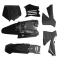 Black Plastic Kit KTM SX50 2006-2010, NO Tank & Seat