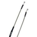 Venhill Front Brake Hose SILVER/BLACK Gas MC65 2023-2024