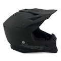 Swaps Motocross Helmet S818 - Matt Black - Size XL 61cm - 62cm