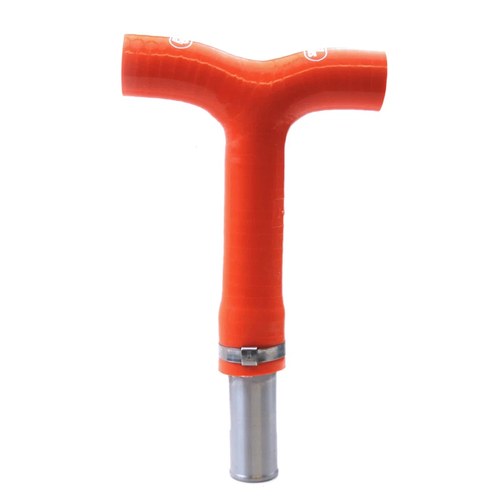 Samco Orange T Piece Coolant Hose Husqvarna FX350 24-26, FX450 23-25