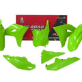 R-TECH Neon Green Plastic KIT/5 Kawasaki KX250/X 2025, KX450 2024-2025